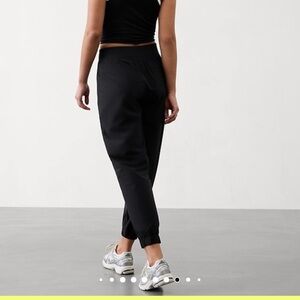 Athleta Black Track Pants Relaxed Fit Joggers